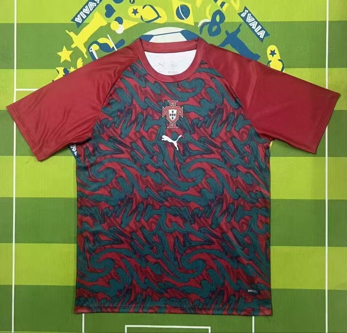 AAA Quality Portugal 26/27 Red/Green Training Jersey